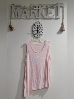 Xersion Light Pink Sleeveless Tank with 'Fierce Mind' Graphic